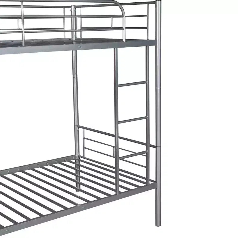 Lit superposé avec échelle et barrière de sécurité, lits mezzanine en métal pour enfants, filles, garçons, montage facile, gain de place.
