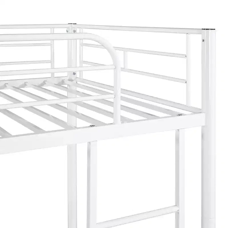 Lit superposé avec échelle et barrière de sécurité, lits mezzanine en métal pour enfants, filles, garçons, montage facile, gain de place.