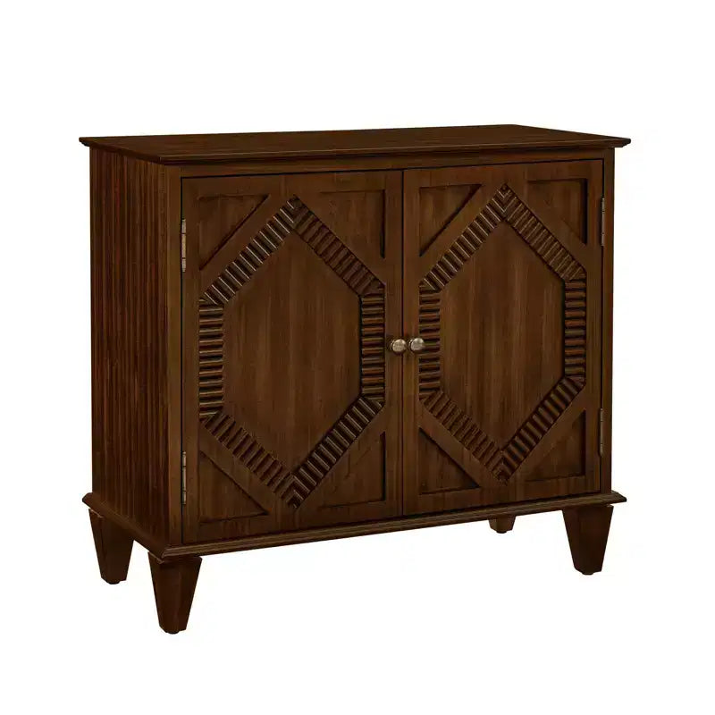 Armoire de rangement rétro de 85,3 cm, armoire d'entrée à 2 portes, armoire décorative pour salon, couloir, entrée
