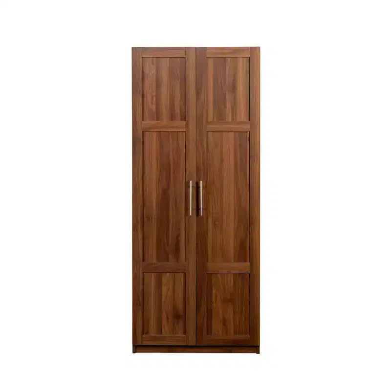 Armoire haute moderne, Meuble de rangement autoportant avec 2 portes et 4 étagères, Meuble de rangement pour salon, salle à manger, cuisine
