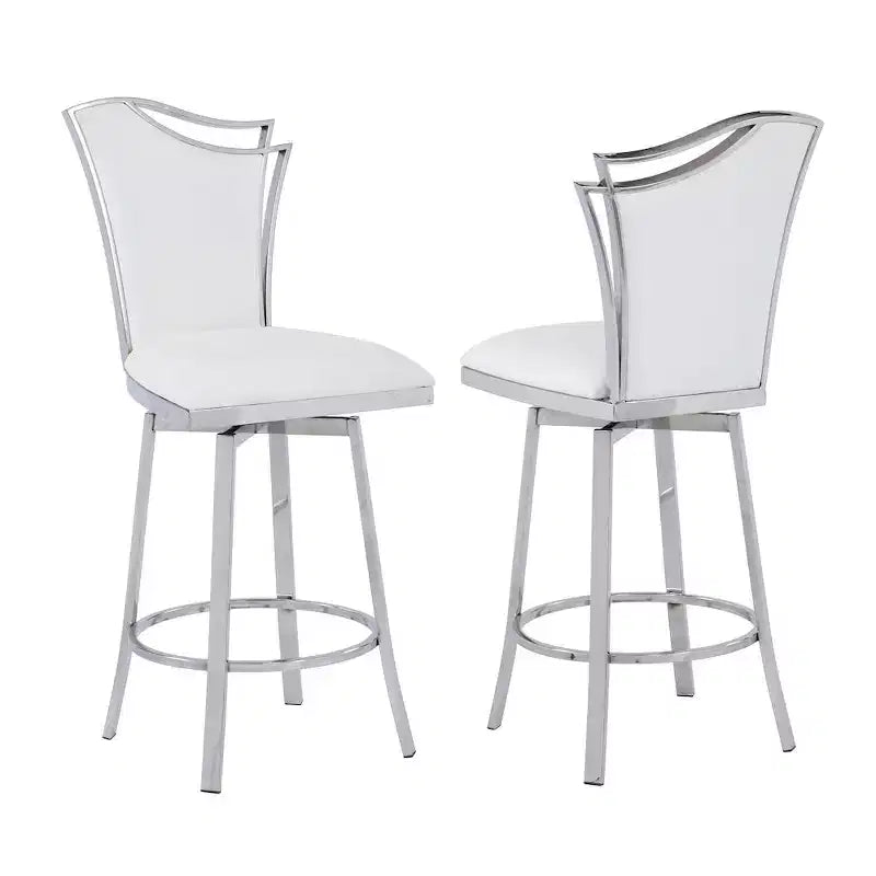 Design de tabouret de comptoir pivotant contemporain – Dossier