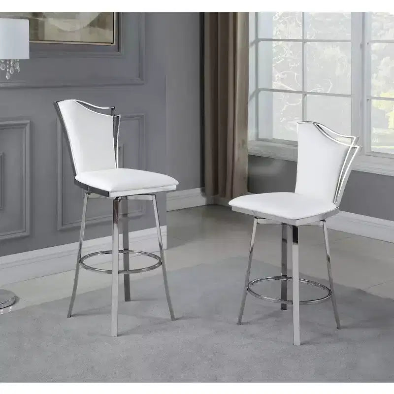 Design de tabouret de comptoir pivotant contemporain – Dossier